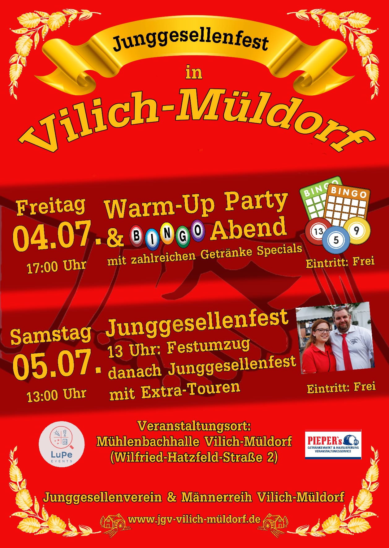 Einladung zum Junggesellenfest 2025